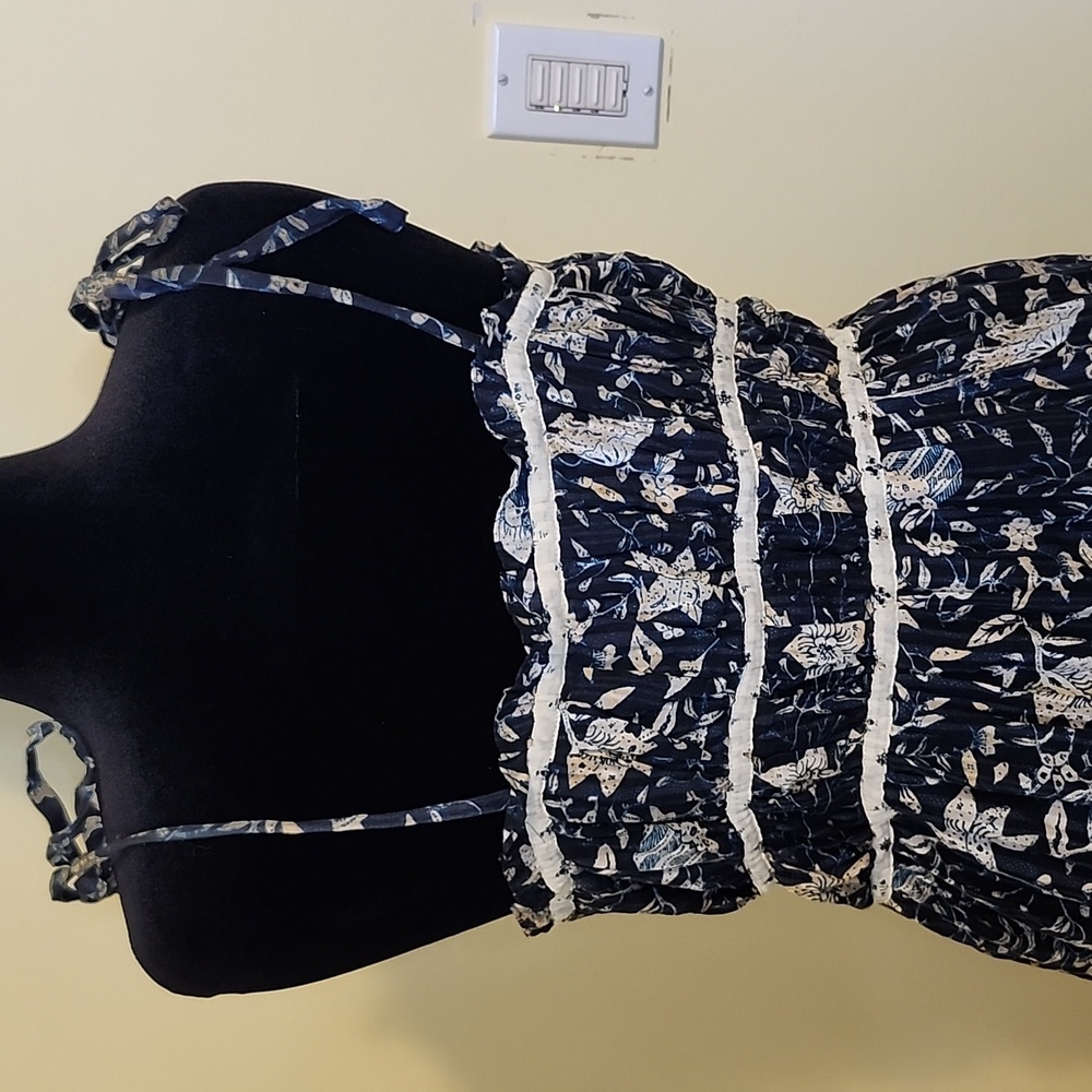 Ulla Johnson Indah Rainforest Tier Sundress Tie Shoulder - Picture 9 of 16